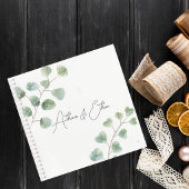 Carnet Wedding Guest Book with Eucalyptus Leaves