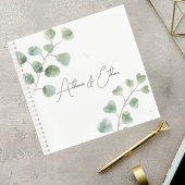 Carnet Wedding Guest Book with Eucalyptus Leaves