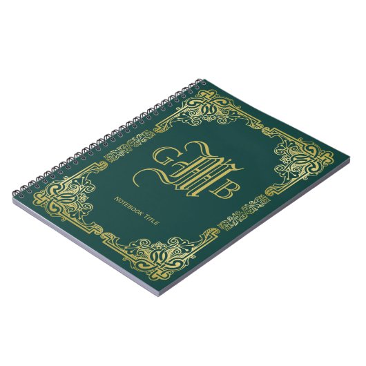 Carnet Wedding Monogram Classic (Côté gauche)