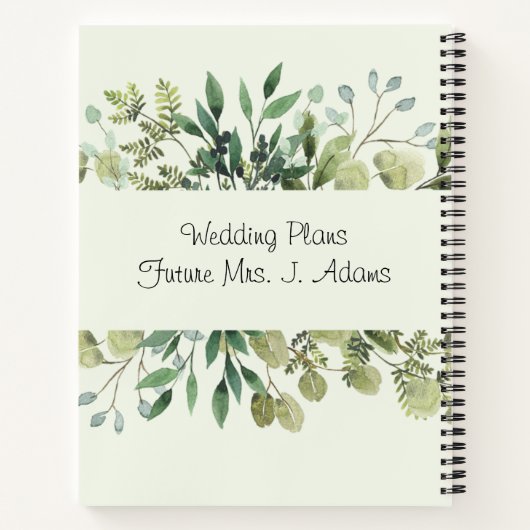 Carnet Wedding Notebook Planner Personalized (Dos)