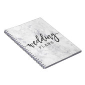 Carnet Wedding planner blanc et gris chic (Côté Droit)