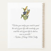 Carnet Wedding planner bleu et vert (Dos)