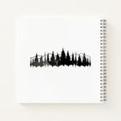 Carnet Wedding planner d'aquarelle de forêt rustique (Dos)