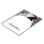 Carnet Wedding planner de jeunes mariés {pourpre foncé} (Côté gauche)
