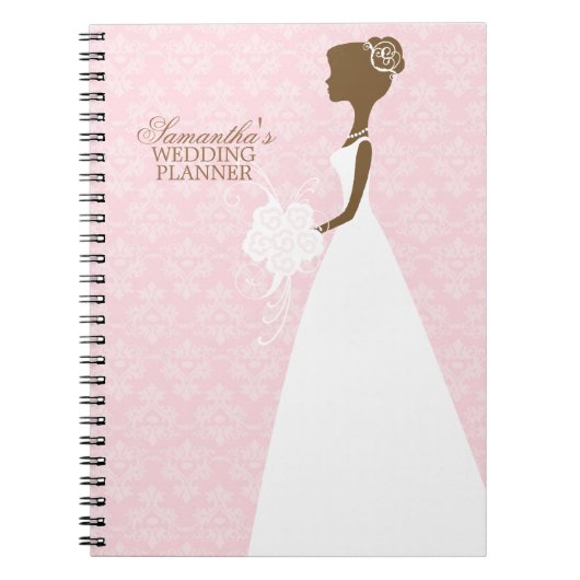 Carnet Wedding planner de la silhouette de la jeune (Devant)
