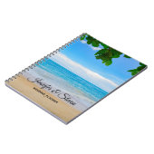 Carnet Wedding planner de l'île de vacances Tropical Beac (Côté gauche)