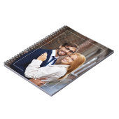 Carnet Wedding planner de monogramme de cadre élégant (Côté gauche)