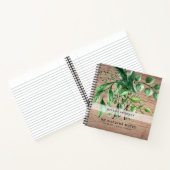 Carnet Wedding planner de monographie végétale rustique (Intérieur)