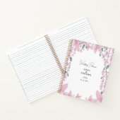Carnet Wedding planner de Wisteria rose de charme (Intérieur)