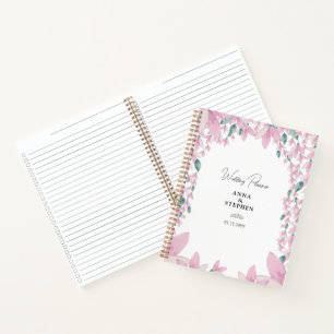 Carnet Wedding planner de Wisteria rose de charme