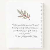 Carnet Wedding planner des plantes médicinales (Dos)