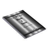 Carnet Wedding planner d'Halloween (Côté Droit)