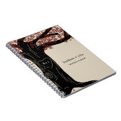 Carnet Wedding planner en chêne - Rouge (Côté Droit)