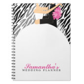 Carnet Wedding planner fait sur commande de jeunes mariés (Devant)