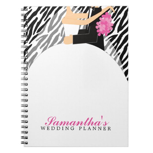 Carnet Wedding planner fait sur commande de jeunes mariés (Devant)