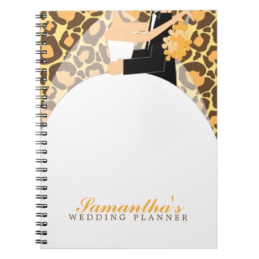Carnet Wedding planner fait sur commande de jeunes mariés (Devant)