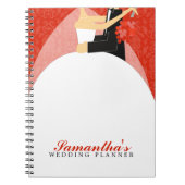 Carnet Wedding planner fait sur commande de jeunes mariés (Devant)