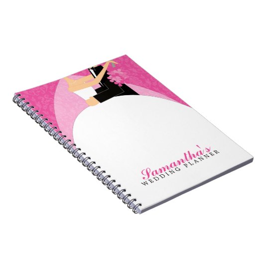 Carnet Wedding planner fait sur commande de jeunes mariés (Côté Droit)