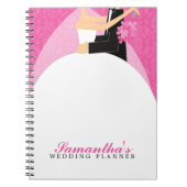 Carnet Wedding planner fait sur commande de jeunes mariés (Devant)