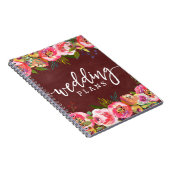 Carnet Wedding planner floral d'automne de Bourgogne (Côté Droit)