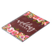 Carnet Wedding planner floral d'automne de Bourgogne (Côté gauche)