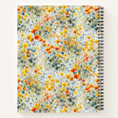 Carnet Wedding planner floral d'été gras (Dos)