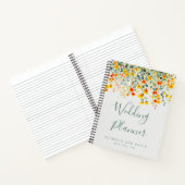 Carnet Wedding planner floral d'été gras (Intérieur)