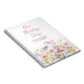 Carnet Wedding planner floral fleur sauvage Spring (Côté Droit)