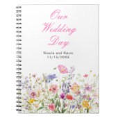 Carnet Wedding planner floral fleur sauvage Spring (Devant)
