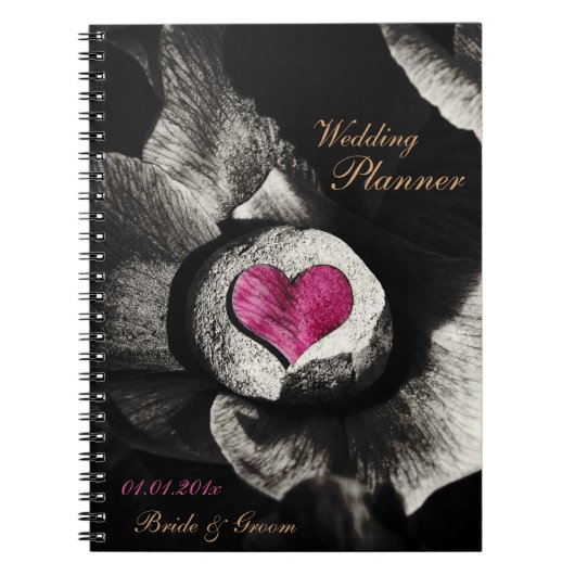 Carnet Wedding planner, Hearth of Stone Art (Devant)