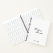 Carnet Wedding planner musulman musulman minimal (Intérieur)