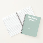 Carnet Wedding planner personnalisé (Intérieur)