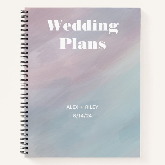 Carnet Wedding planner personnalisé (Devant)