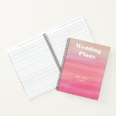 Carnet Wedding planner personnalisé (Intérieur)