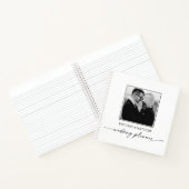 Carnet Wedding planner photo Calligraphy Ink noir blanc (Intérieur)