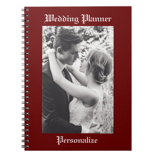 Carnet Wedding planner photo Elegant Bride Groom (Devant)