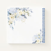 Carnet Wedding planner ROSE H2 BLUE HYDE CRÈME (Dos)