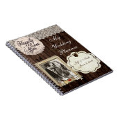 Carnet Wedding planner rustique Country Couple (Côté Droit)