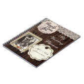 Carnet Wedding planner rustique Country Couple (Côté gauche)