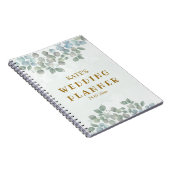 Carnet Wedding planner vert Eucalyptus (Côté Droit)