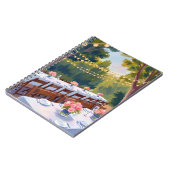 Carnet Wedding Venue Watercolor Painting Floral Botanical (Côté gauche)