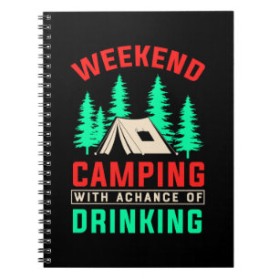 Carnet Week-end Camping avec une chance de boire-43675