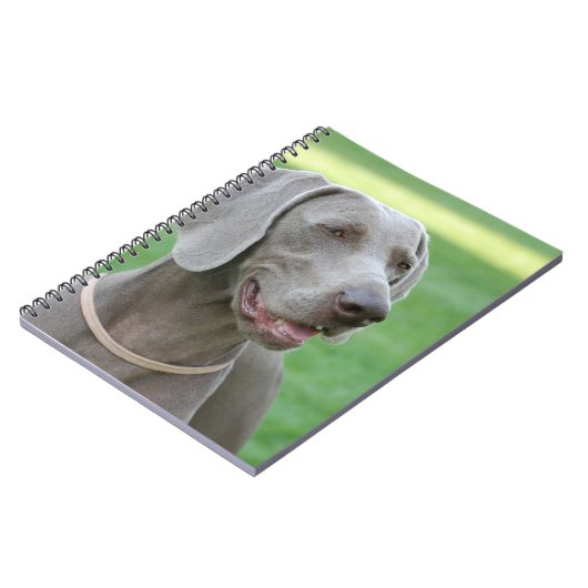 Carnet Weimaraner (Côté gauche)