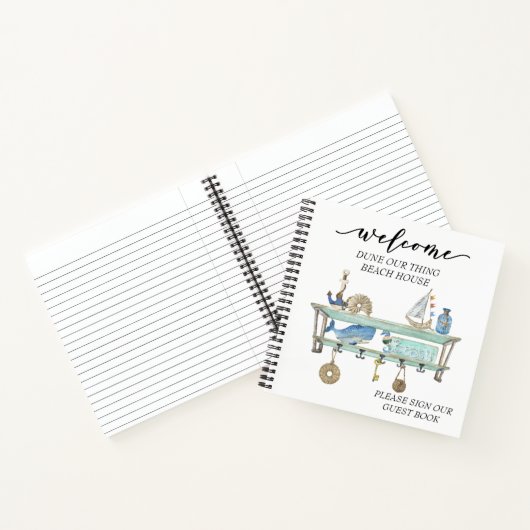 Carnet Welcome Beach House STR Location de poste (Intérieur)