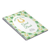 Carnet We're So Lucky Horseshoe St Patrick's Baby Shower (Côté Droit)