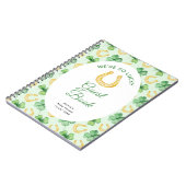 Carnet We're So Lucky Horseshoe St Patrick's Baby Shower (Côté gauche)