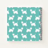 Carnet West Highland Terrier Chien Chien Chien Chien Chio (Dos)