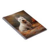 Carnet West Highland White Terrier à l'automne Leaves aut (Côté Droit)