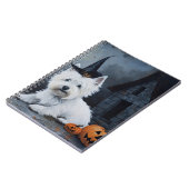 Carnet West Highland White Terrier Citrouille Halloween (Côté gauche)