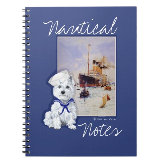 Carnet West Highland White Terrier NOTES (Devant)